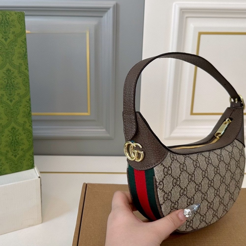 Gvc*1 Ophidia Mini Bag Beige And Ebony 20Cm 658551 96Iwg 8745