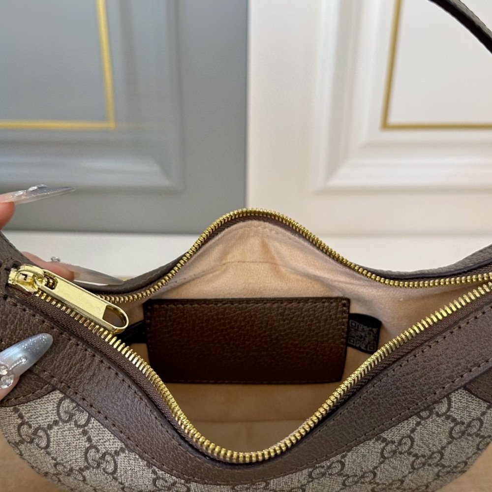 Gvc*1 Ophidia Mini Bag Beige And Ebony 20Cm 658551 96Iwg 8745